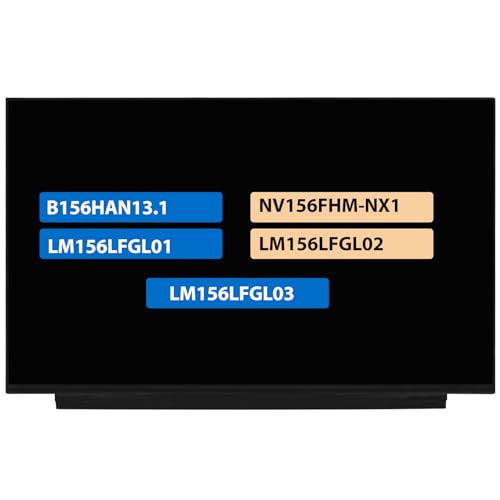 Image of 15.6 inch LCD Screen Replacement for Dell G15 5515 Ryzen Edition P105F Display Panel FHD 1920 * 1080 40 pin 120Hz Non-Touch (Without Tabs)