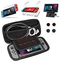 Case with Accessories Bundle Include Protective Case, Play Stand, Screen Protector, 4 Packs