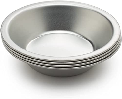 Fox Run Set of 4 Tinplated Steel 5 Inch Pie Pans (Pack of 2)