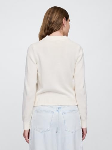Image of Gap Women's High Neck Cotton Crew Sweater