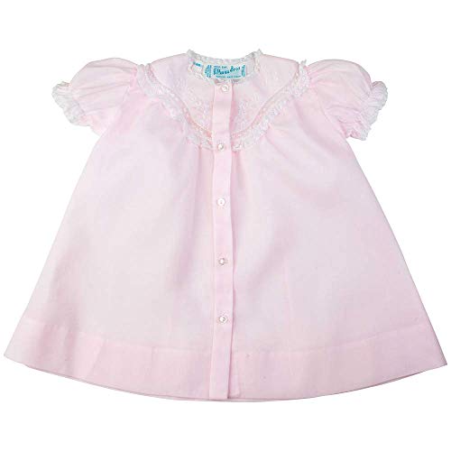 Feltman Brothers Infant Girl's Daygown with Embroidered Yoke, Pink (NB)