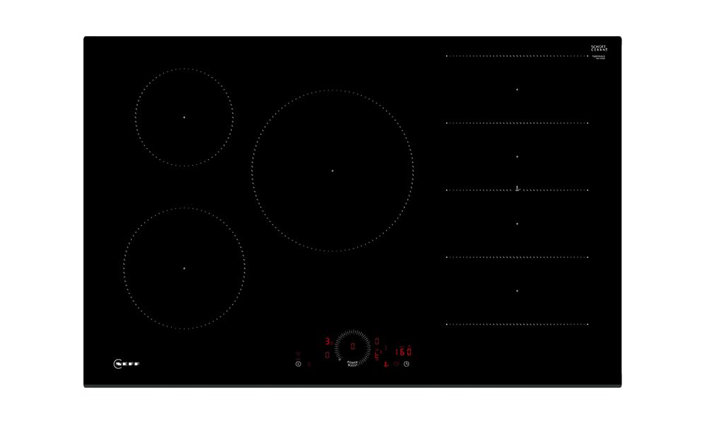 Neff T68FHV4L0 N 70, Incasso Piano cottura a induzione 80 cm Nero