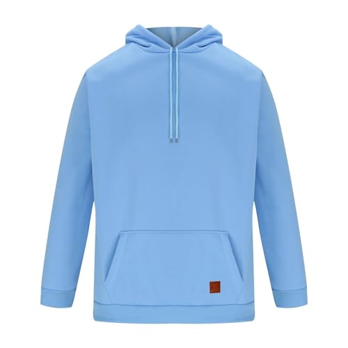 Hoodies for Men Pullover Lightweight Long Sleeve Hooded Sweatshirts Casual Fashion Clothes Streetwears Kanga Pockets3