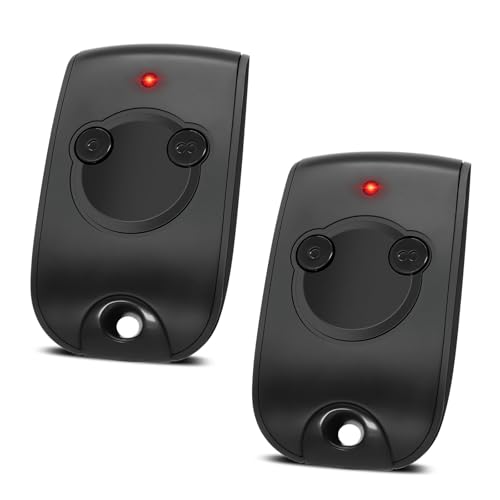 2PCS Télécommande pour Portai et garage 433 MHz, Compatible avec S0MFY 1841026, 2401539, 2 canaux, pour contrôler 2 moteurs de portails et portes de...