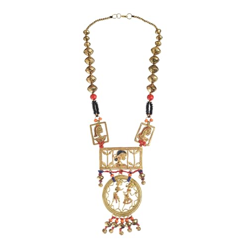 Image of AAKRITI ART CREATIONS Handcrafted Tribal & Ethnic Necklace Collection | Royal, Empress & Nomadic-Inspired Artisan Jewelry | Moonstone, Henna, Floral & Carnival Designs for Women