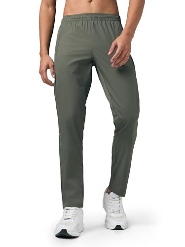 Image of TECHNOSPORT Men's Solid Slim Fit Sports Track Pants with TS LYTRA | Quick-Dry, Moisture-Wicking, UPF 50+ & Odour-Resistant Activewear for Gym, Running & Training