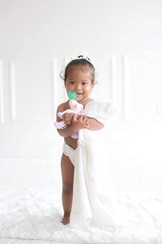 Image of Nookums Paci-Plushies Shakies - Pacifier Holder with Built in Rattle (2 in 1)- Adapts to Name Brand Pacifiers, Suitable for All Ages, Plush Toy Includes Detachable Pacifier (Unicorn)