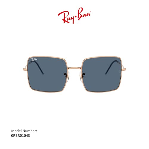 Image of Ray-Ban Sunglasses for Women - 0RBR0104S Square Reversed | Ray-Ban Sunglasses - Non-Polarized Lenses, Metal Frame Designer Sunglasses Womens