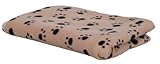 Kerbl Pet Coperta Cani Stella 140 x 100 cm, Beige Con Zampe