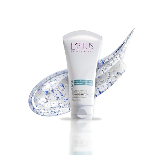 Image of Lotus Professional DermaSAGE Phyto Ceramide Detox Foaming Cleanser for Clear & Hydrated Skin | All Skin Types | 100g