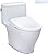 TOTO® WASHLET®+ Nexus® One-Piece Elongated 1.28 GPF Toilet with Auto Flush S7A Contemporary Bidet Seat, Cotton White - MW6424736CEFGA#01
