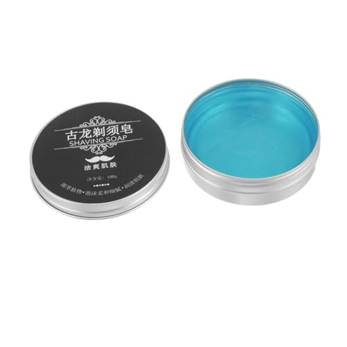 BATHVEVE Jabón De Afeitar Natural Barra Para Hombre De Afeitar Suave y Espumosa Para Viajes y Cuidado Barba Hidratante y Amigable La Piel
