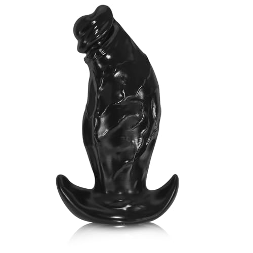Image of Anal Plug with Safe T-Shaped Base, Massive Monster Dildos Wearable Prostate Sex Toy, Large Butt Plug Soft Anal Dilator for Advanced Men Women Couple (L)