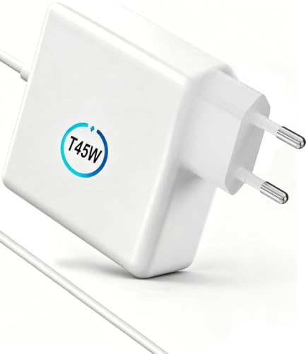 Niniber 45W T Tip Cargador para Macbook Air,Adaptadores de Alimentación Compatible con Mac Book Air 11 y 13 Pulgada (Mediados de 2012~2017),para Modelos A1435 A1436 A1465 A1466 A1244