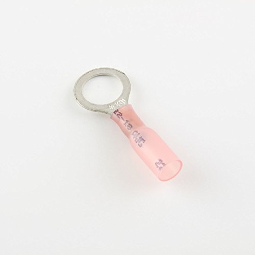 22-18 Ga. Heat-Shrink Ring Terminals, 3/8