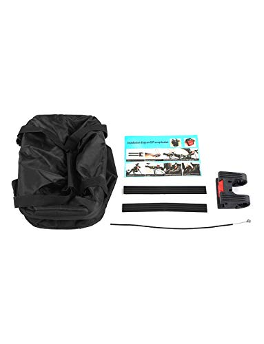 Festnight Cesta de bicicleta dianteira removível impermeável bicicleta guiador cesta Pet transportad