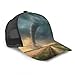 DAIDYA Casquette de Baseball Hommes Femmes, Conduite sur Un Chemin de Terre Droit vers Une Maille de Camionneur réglable été ventilé Casquette de Soleil de Baseball Chapeau Casquettes pour Hommes