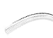 Spectre Performance 29768 1/2" x 6' Chrome Split Loom