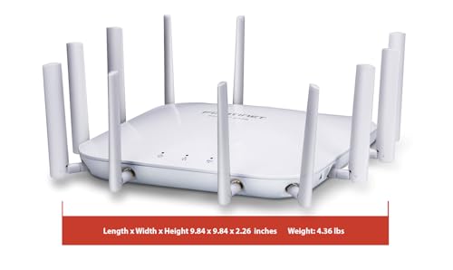 Image of Fortinet FortiAP 443K | 4x4 Wi-Fi 7 Wireless Access Point - Tri-Band, External Antennas, 2X 10G Ethernet Ports (FAP-443K-A)
