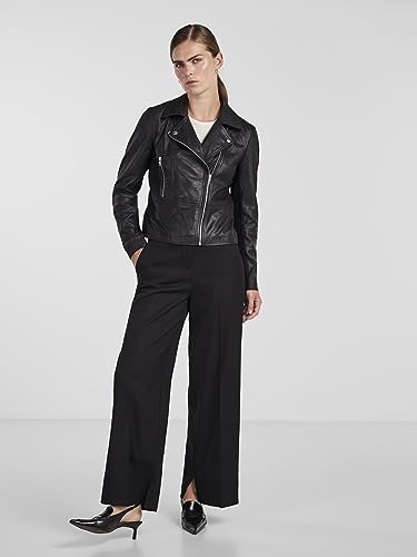 YAS-Sophie-Noos-Chaqueta-de-Piel-Cuero-Negro-L-para-Mujer YAS-Sophie-Noos-Chaqueta-de-Piel-Cuero-Negro-L-para-Mujer