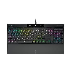 CORSAIR K70 RGB PRO Mechanical Wired Gaming Keyboard – CHERRY MX BROWN Tactile Switches – PBT Double-Shot Keycaps – iCUE Compatible – QWERTY UK – PC, Mac, Xbox – Black