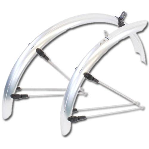 フィンガー 20インチ 小径車用 PCフルフェンダー シルバー