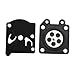 1 Set Carburetor Carb Diaphragm Gasket Repair Kit Compatible With Automotive Motorcycle Parts K20-WAT WA WT Series 8K1927225B