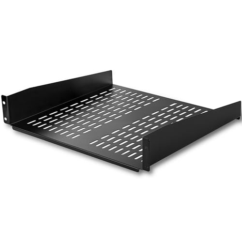 StarTech.com Bandeja para Rack 2U - Bandeja Ventilada Voladiza para Racks 19' de Equipos de Red -...