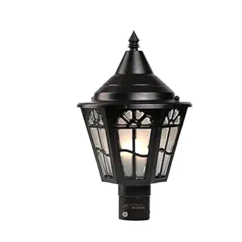 Waterproof Outdoor Gate Light Modern Style Rust Resistance, Garden Pillar Boundary Exterior Lamp Fixture (Bulb Included) Outdoor GATE Light