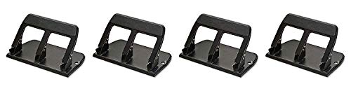 Officemate Heavy Duty 3 Hole Punch with Padded Handle, 40-Sheet Capacity, Black (90089)