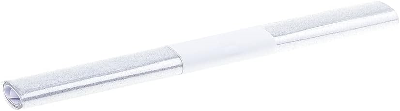 MISSOURI STAR QUILT CO. Glitter Vinyl Roll 16” x 54” - Sewable Plastic Fabric for Making Tote Bags, Purses, and Craft Projects - Clear Glitter PVC Vinyl