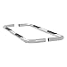 LUVERNE 461523 Round Nerf Bars (3 Inch Tubular Polished Stainless Steel) - 1 Pair