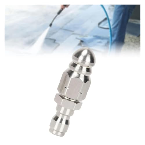 Boquilla alcantarilla hidrolimpiadora con adaptador 1/4 para limpieza de drenajes 5