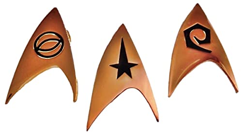 Star Trek Set of 3 Command Science & Engineering Chest Insignia Pins