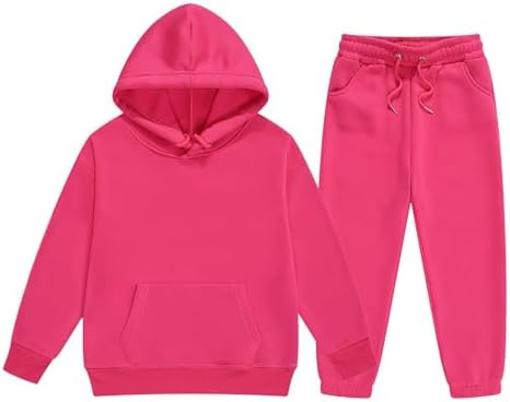 Survêtement Enfant Garçon/fille - Sweat à Capuche + Pantalon Jogging - Tenue Sport Confortable