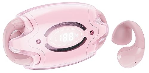 Instiwitt Bone Conduction Headphones - Wireless Earbuds Bluetooth Sports Open Ear Headphone Wireless, Waterproof Running Earphones with Built-in Mic, Clip-on Ear Comfort Ear Buds