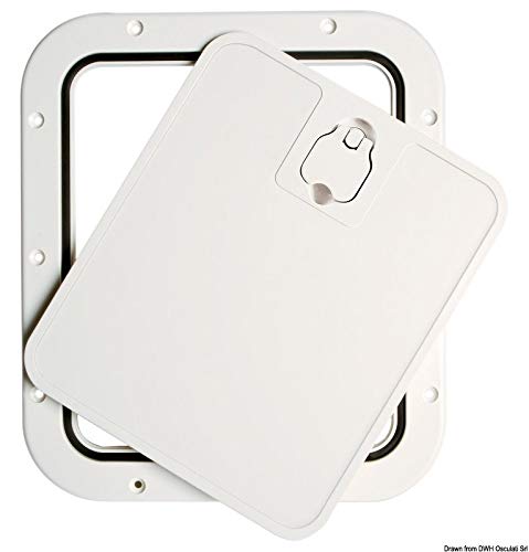 OSCULATI - Portello Estraibile Bianco 305 x 355 mm - 20.302.20 -