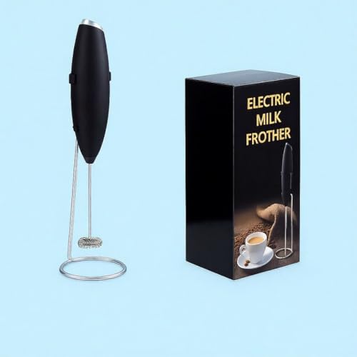 Milk Frother Wand - Powerful Electric Hand Whisk and Mini