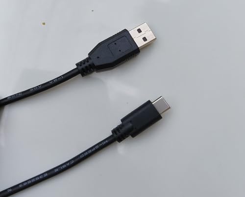 Image of C & E USB to Type C [ 3 Feet, 1 Meters]-Black PD Cable, Super Fast Charging (50% Charge in 30 mins), Data Sync Compatibility & Power Delivery (PD) for iPhone 15, Samsung, OnePlus and Others