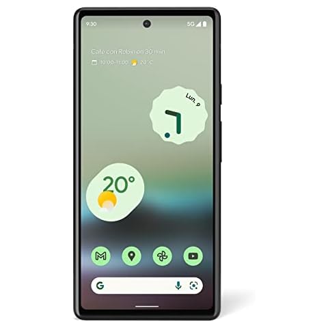 Google Pixel 6a: Smartphone 5G Android libre con cámara de 12 MP y batería de 24 horas Cover