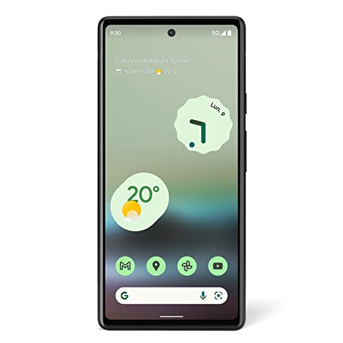 Google Pixel 6a: 12 メガピクセルのカメラと 24 時間のバッテリー寿命を備えた無料の 5G Android スマートフォン、チョークカラー