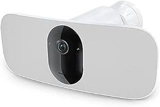 Arlo Pro 3 Floodlight Camera - Wireless Security, 2K Video & HDR, Color Night Vision, 2 Way Audio, Wire-Free, Direct to WiFi No Hub Needed, 160° View, Works with Alexa, White - FB1001