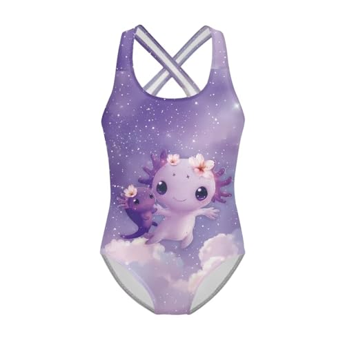 Image of Girls One Piece Swimsuits Size 5-14 Kawaii Gymnastics Leotard for Beach Vacations