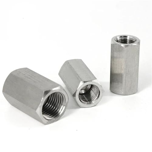 Conector reductor NPT de acero inoxidable 304 manguito hexagonal para tuberías 3