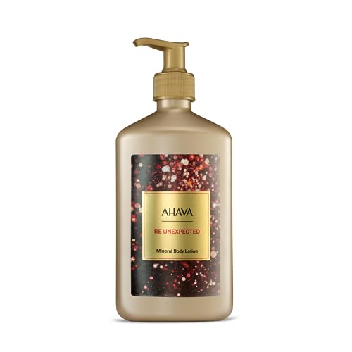 AHAVA Be Unexpected Mineral Body Lotion - Daily Moisturizing & Hydrating Body Lotion with Osmoter Exclusive blend of Dead Sea Minerals & Nourishing Botanical Extracts Original 17 Fl.Oz