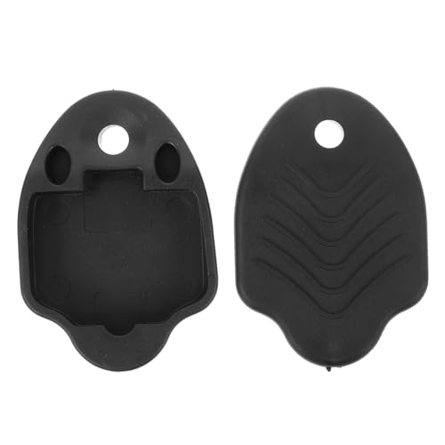 VANZACK Bike Cleat Protector 2 Pcs Shoe Cleat Cover Easy to Install Sturdy Black