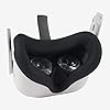 Zachte Anti-Zweet Siliconen VR Oogmasker Cover Voor Oculus Quest 2 VR Headset, Antislip wasbaar Anti-Lekkage Licht…