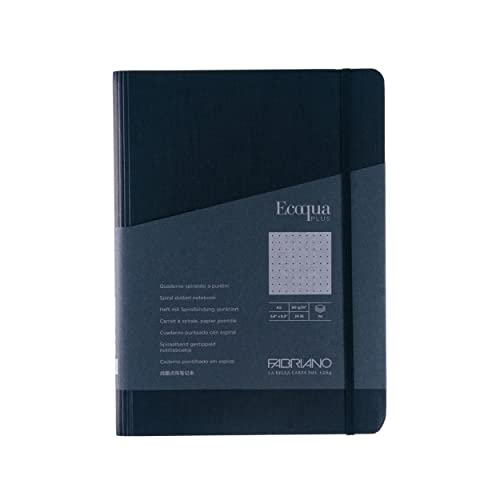 Fabriano Ecoqua Plus carnet de notes A5 pointillé noir avec spirale dissimulée - 3