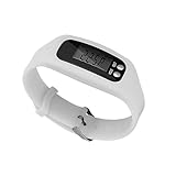 Happyyami fitnesuhr fitnessuhren fittnessuhr fitnestracker fitnesswatch Multifunktionsuhr Aktivitäts-Tracker fittracker schrittzähler Kalorien Monitor Uhr Sport Anschauen Geschenk Kind Weiß