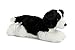 Aurora® Adorable Flopsie™ Border Collie Stuffed Animal - Playful Ease - Timeless Companions - Black 12 Inches